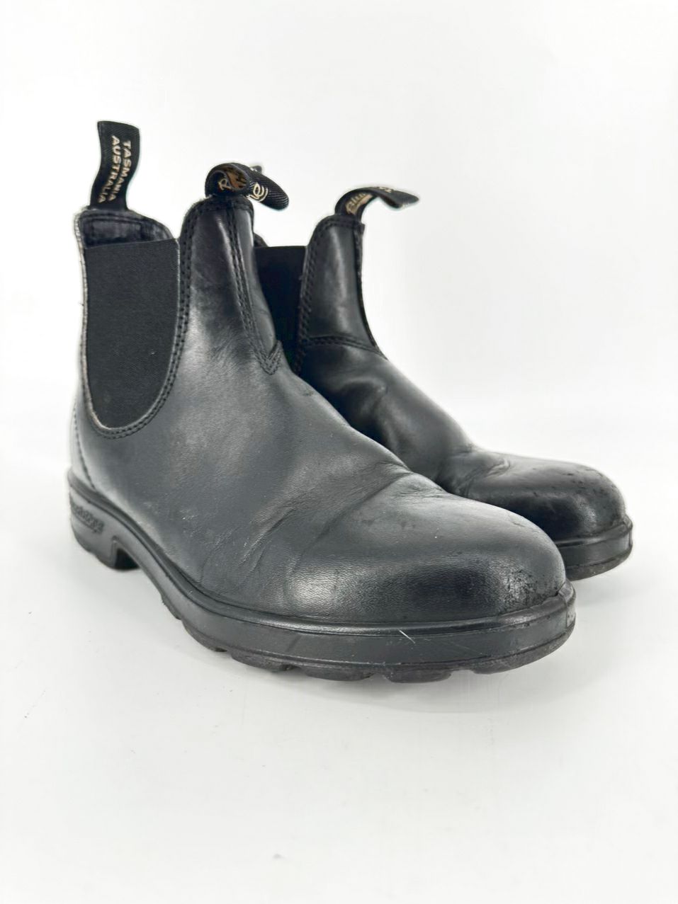 BLUNDSTONE Size 8 Black Leather Boots