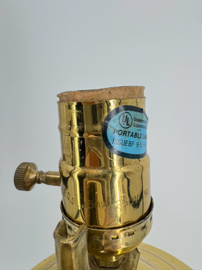 LENOX Cream Porcelain Raised Flower Design Lamp