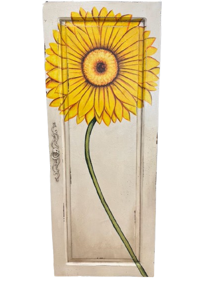 GUILD MASTER Wood Yellow Sunflower Panel