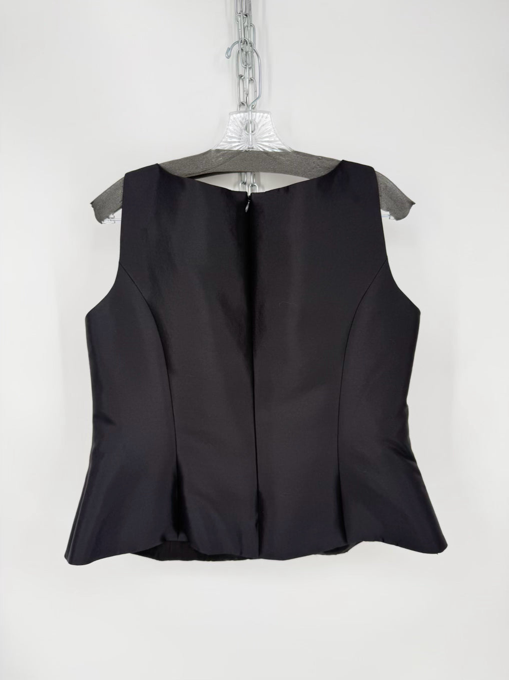 FRASCARA Size Wmn's 16/18 Black Silk & Wool Pants Suit
