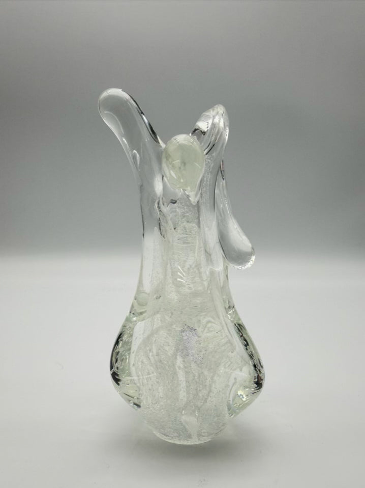 Clear & White Glass Abstract Jim Karg Object