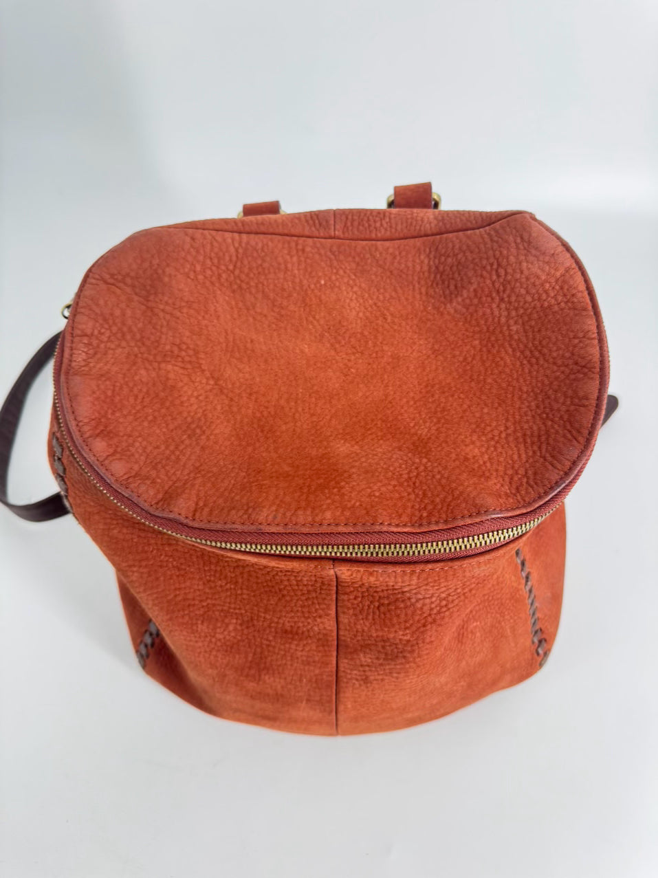 HOBO Rust Leather Backpack