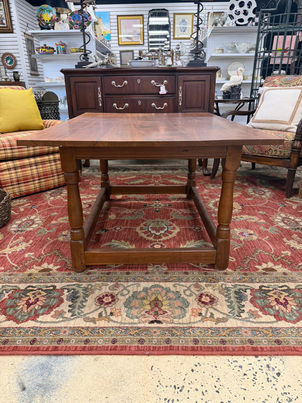 Light Walnut Tavern Occasional Table