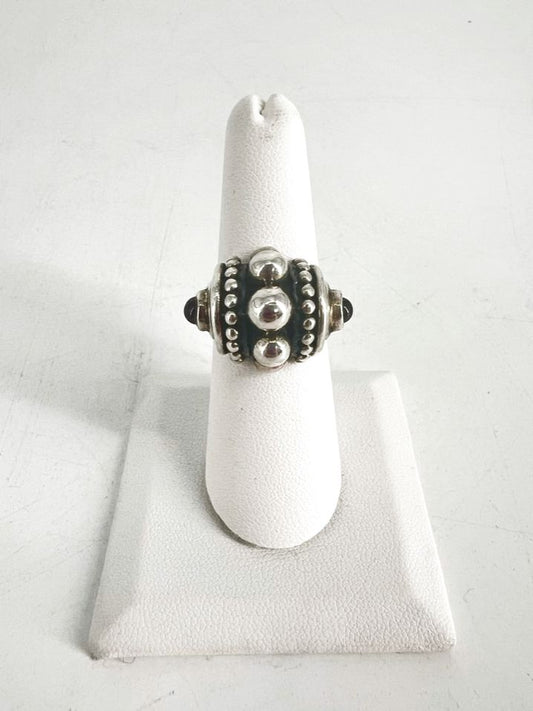 Sterling Garnet Ring