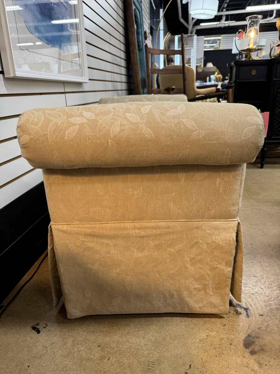 Ivory Roll Arm Bench