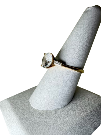 10K Gold Cubic Zirconia Ring