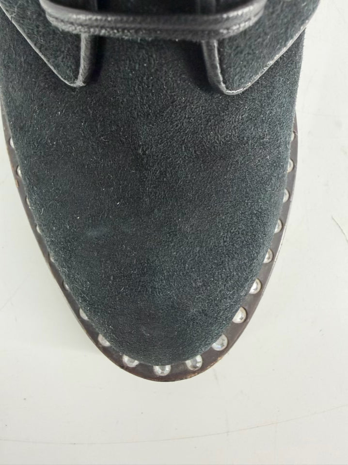 CHARLOTTE OLYMPIA Size 39 Black Studded Detail Heels
