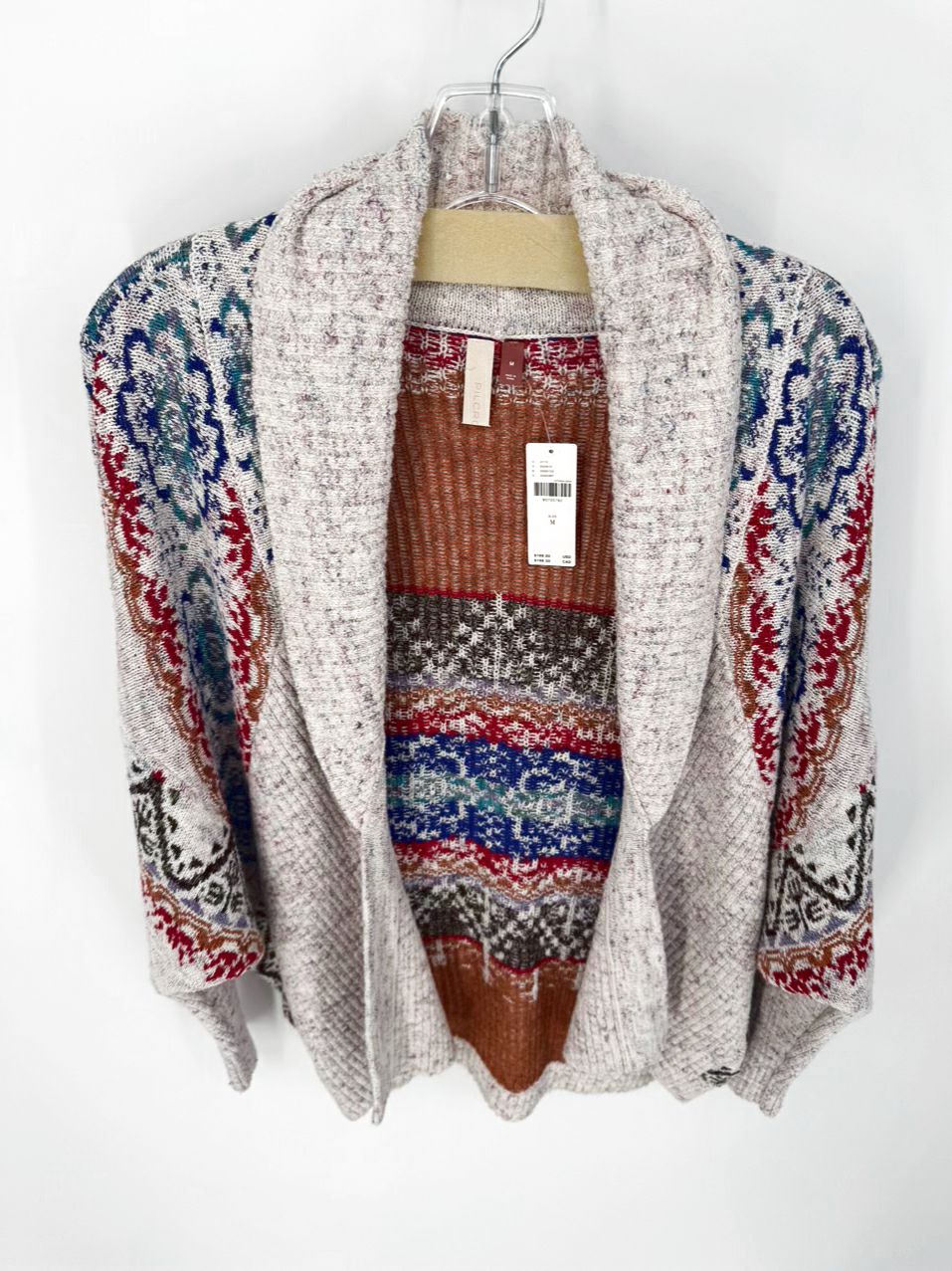 PILCRO Size M Blush Knit Cardigan NWT