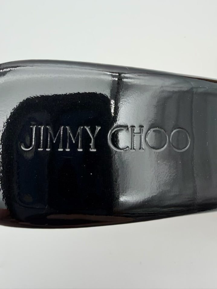 JIMMY CHOO WMNS Size 38 Black Cork Wedge