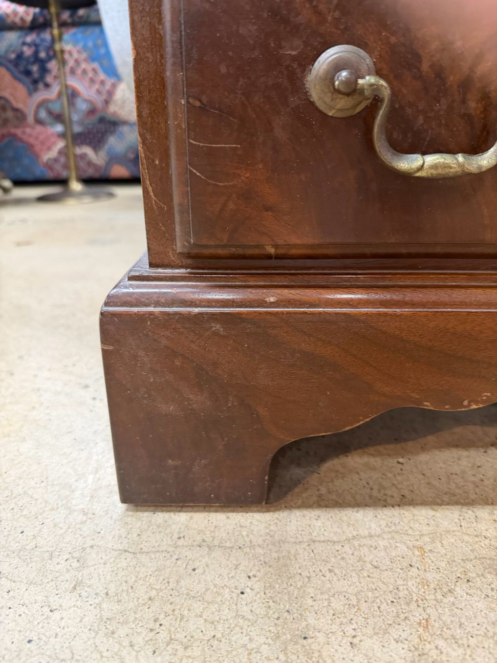 BENBOW Wood 4 Drawer Nightstand