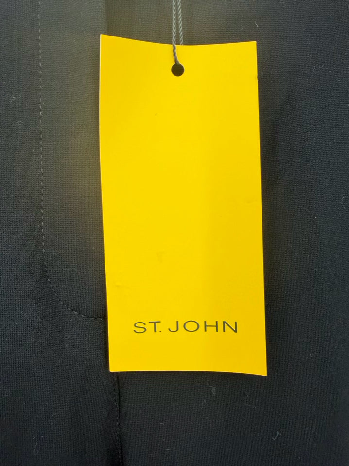 ST. JOHN CAVIAR Marie Wmn's Size 10 Black Pants NWT