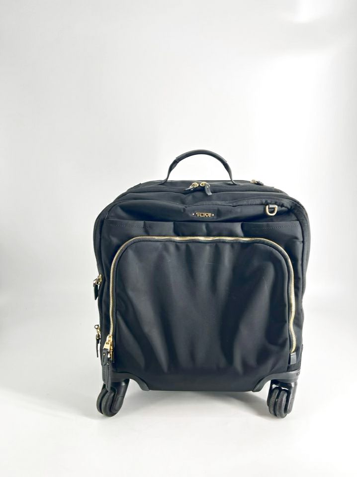 TUMI  Black Nylon Wheeled luggage