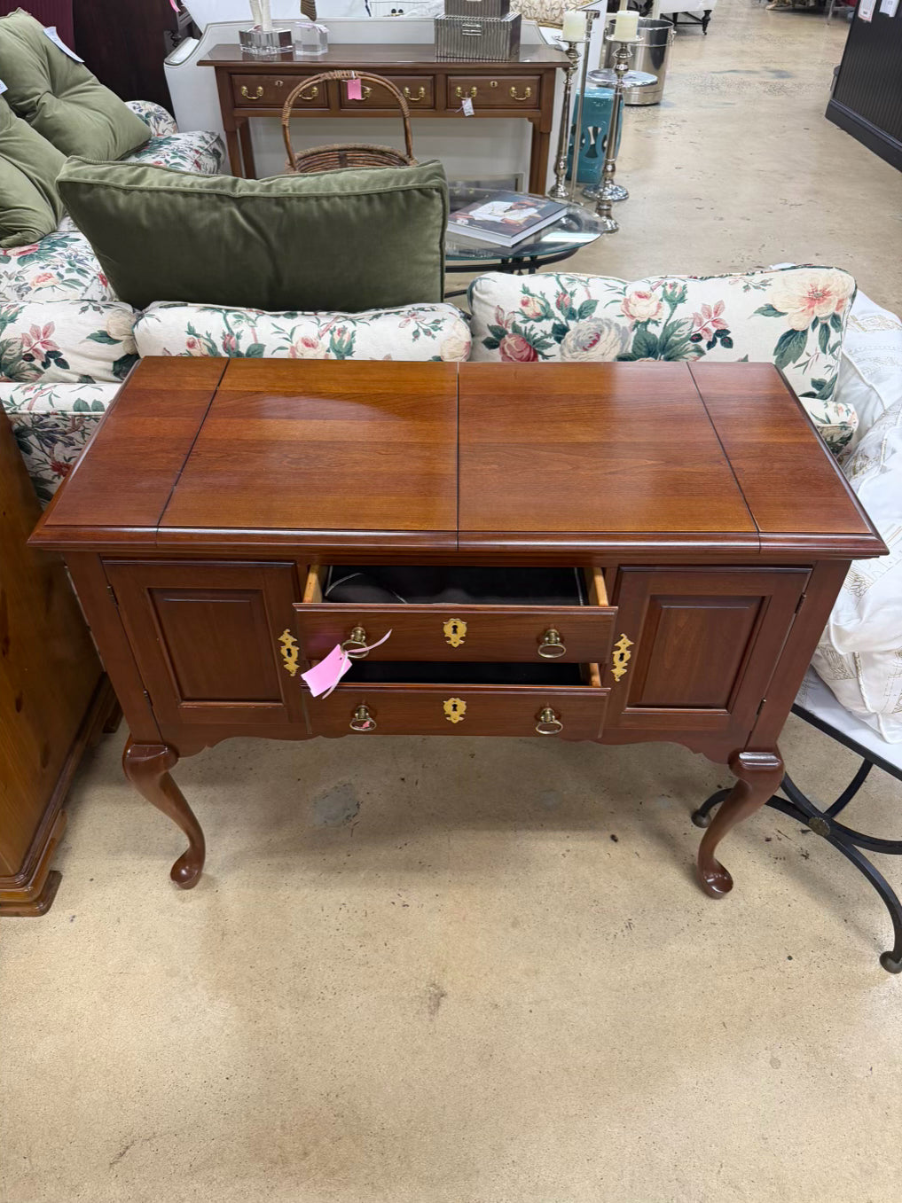 PENNSYLVANIA HOUSE Wood Fold Out Server w/ Leaves