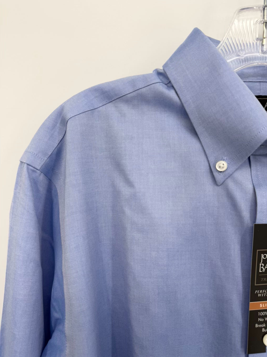 JOS. A. BANK Size 34 Blue Long Sleeve Shirt NWT