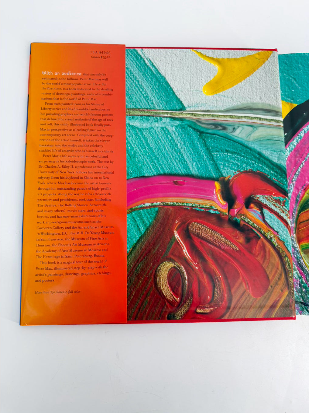 SIGNED The Art of Peter Max Coffee Table Book