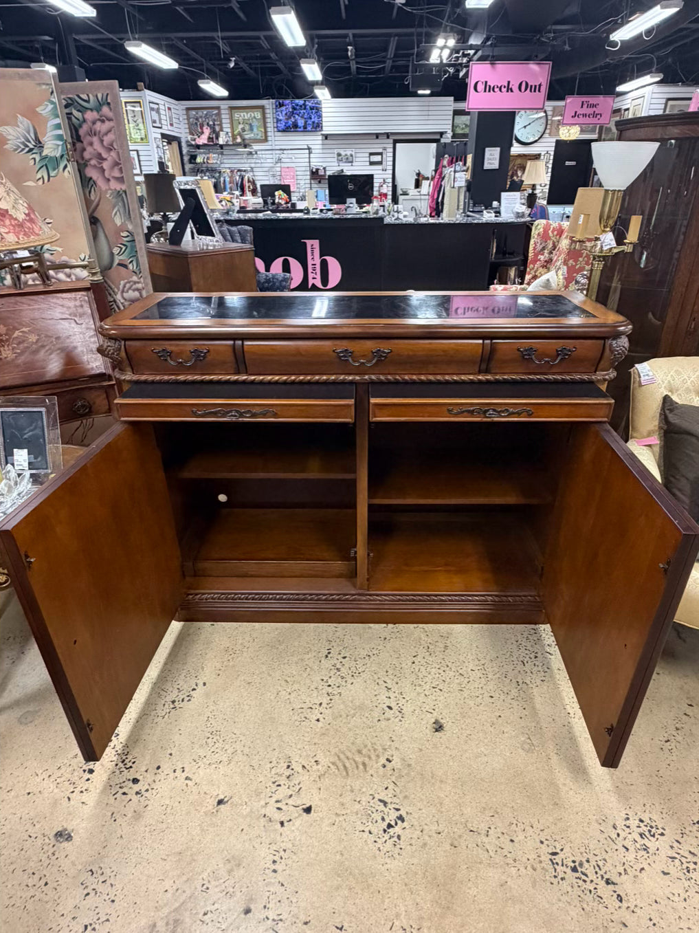 ASPEN HOME Medium Dark Wood Buffet