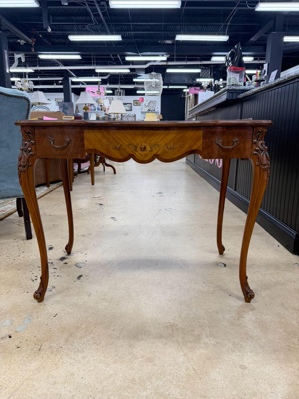 French Ladies Writing Desk w/ Drawer