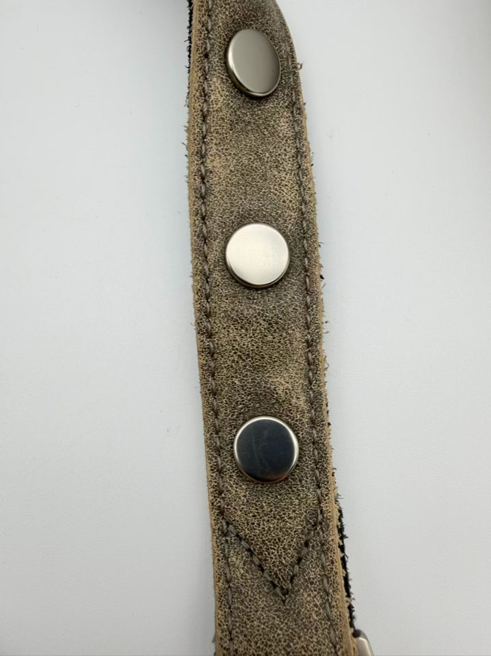 HAMMITT Montana Olive & Black Leather Crossbody Bag