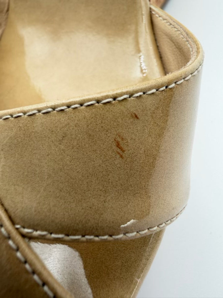 JIMMY CHOO Size WMNS 38 Natural Cork Wedge