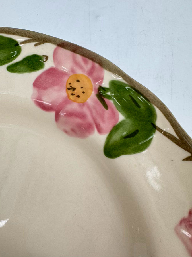 FRANCISCAN Pink & Green Desert Rose Dinnerware Set for 6