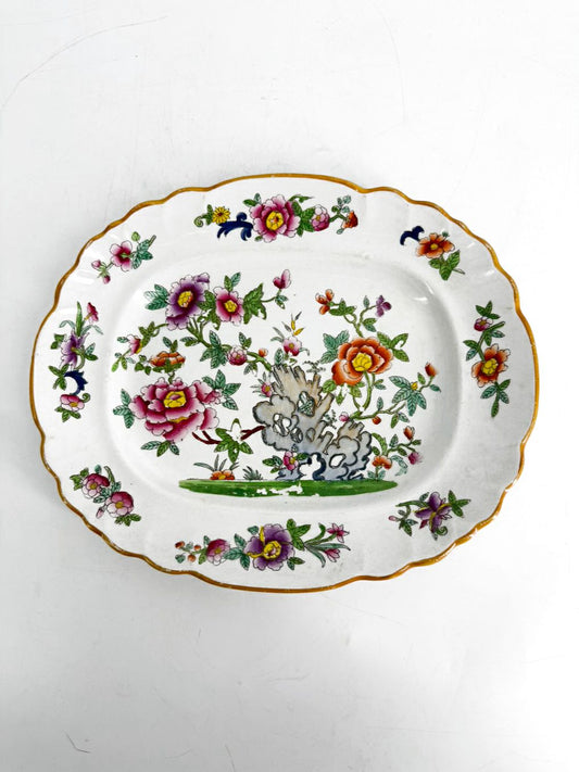 MINTON Porcelain Indian Tree Transfer Ware Platter