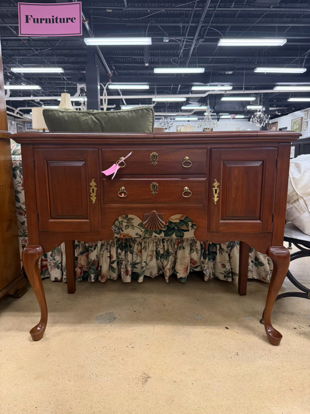 PENNSYLVANIA HOUSE Wood Fold Out Server w/ Leaves