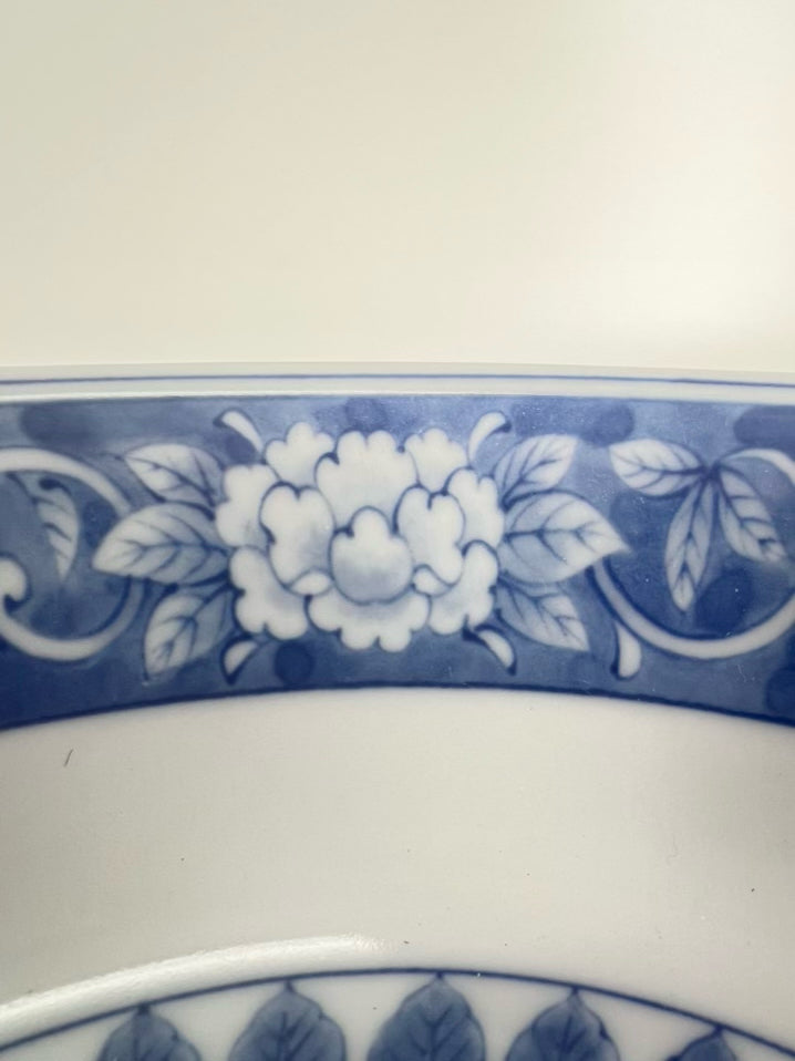 TIFFANY & CO. White & Blue Chinoiserie Bowl