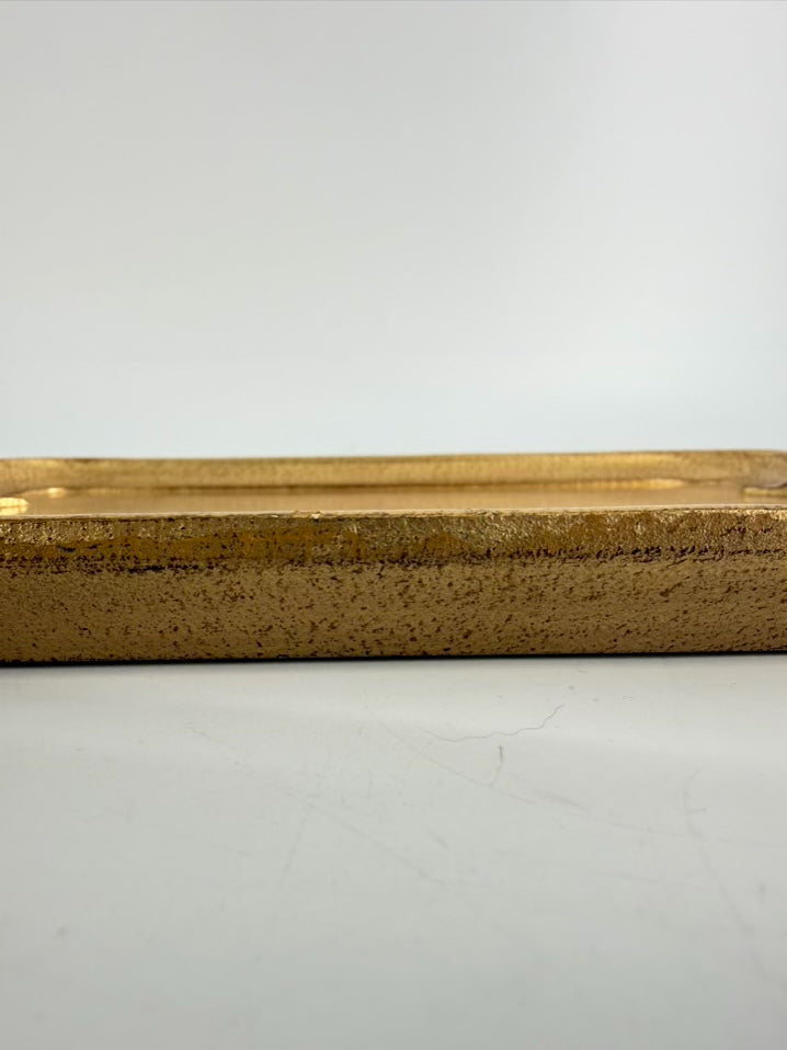 ITALY Gold Wood Florentine Bow Tray