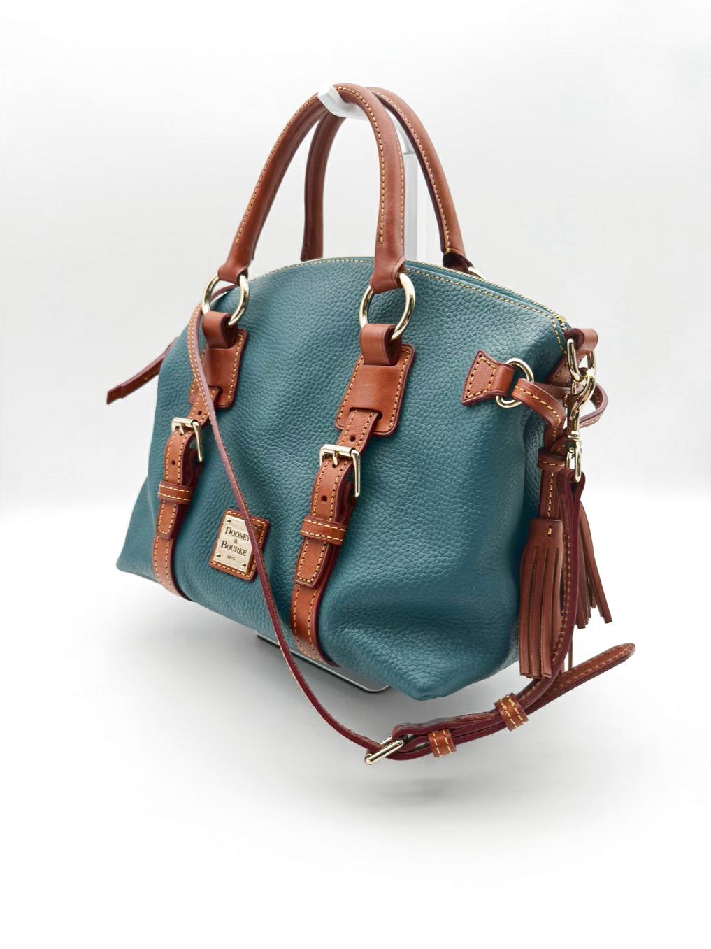 DOONEY & BOURKE Teal Tassel Purse w/ Wristlet