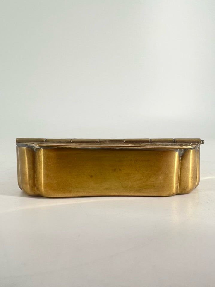 Gold Tone Brass 19th Century Trinket Box