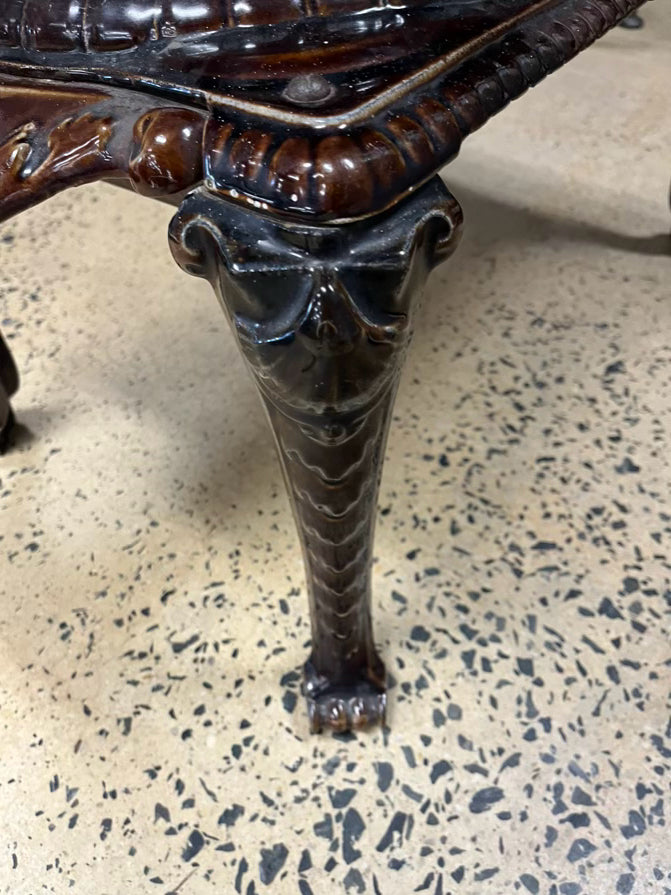 FRENCH Brown Cast Iron Decorative Stove