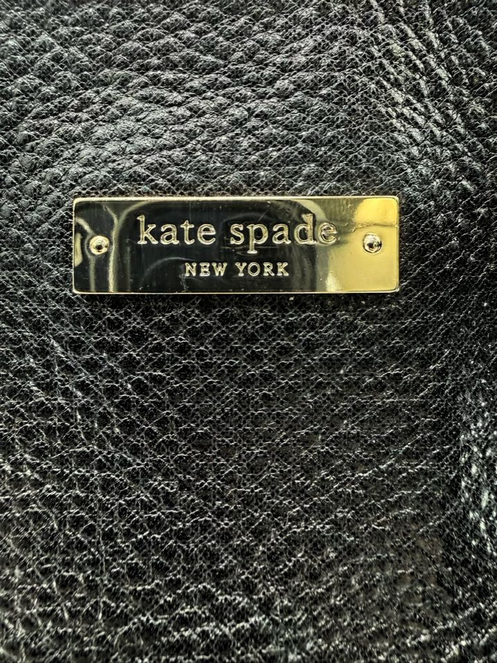KATE SPADE Bow Regard Maryanne Black Leather Tote