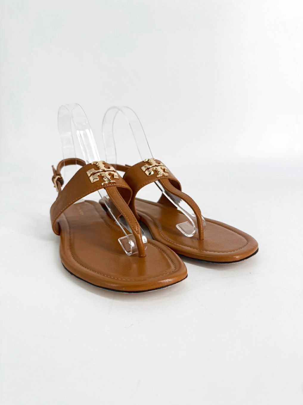 TORY BURCH Size 7 Caramel Leather Sandals