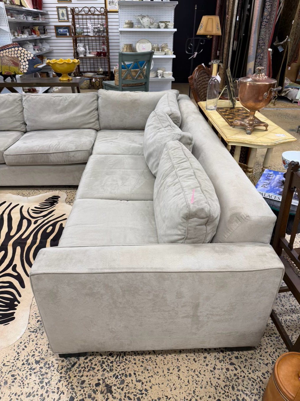 MITCHELL GOLD & BOB WILLIAMS Gray Sectional Sofa