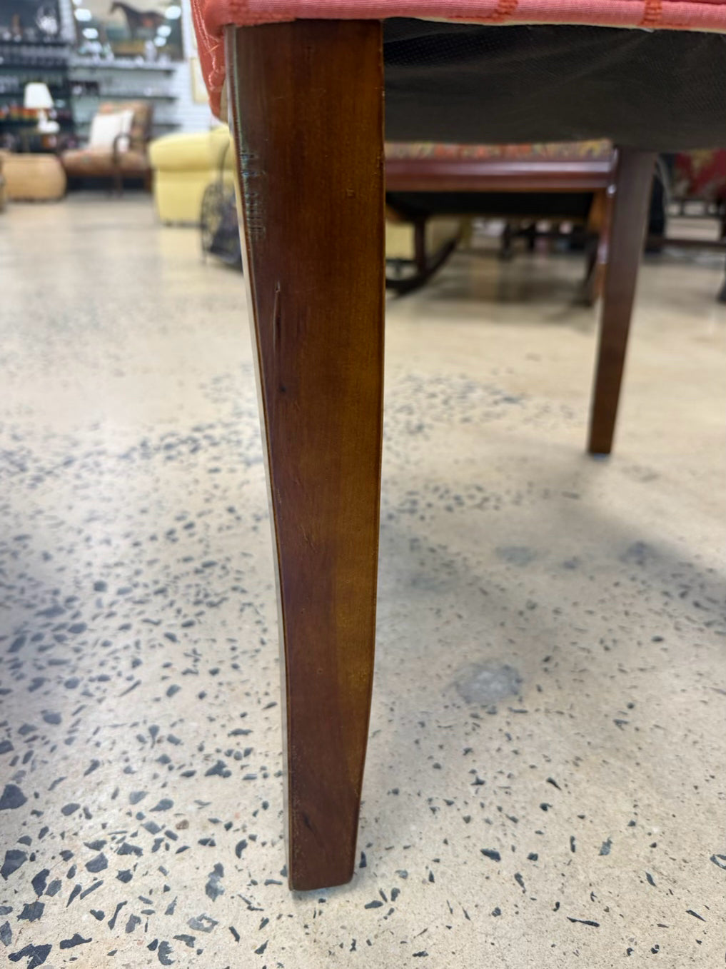 Rust Parsons Geometric Pair Of Chairs