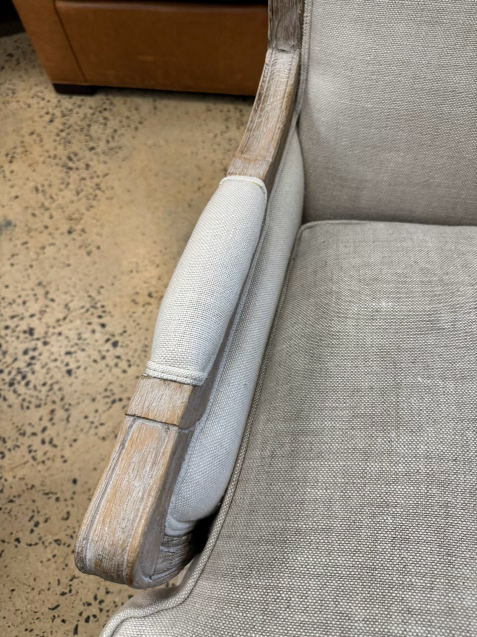 RESTORATION HARDWARE Cream Marseilles Chair