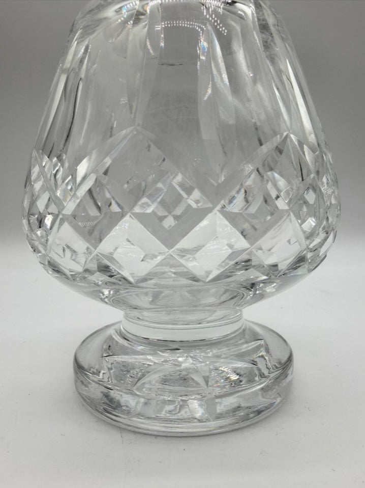 WATERFORD Lismore Clear Crystal Footed Decanter