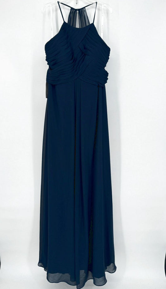 AZAZIE Size 12 Navy Ginger Gown NWT
