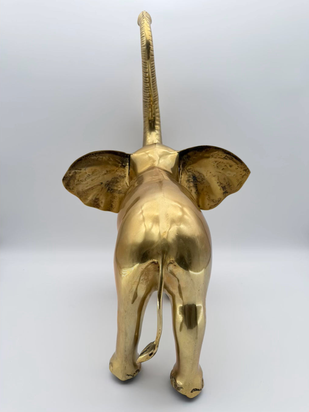 Large Elephant Brass Figure