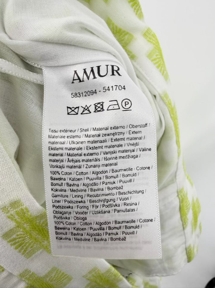 AMUR Size 10 Lime Print Pants NWT