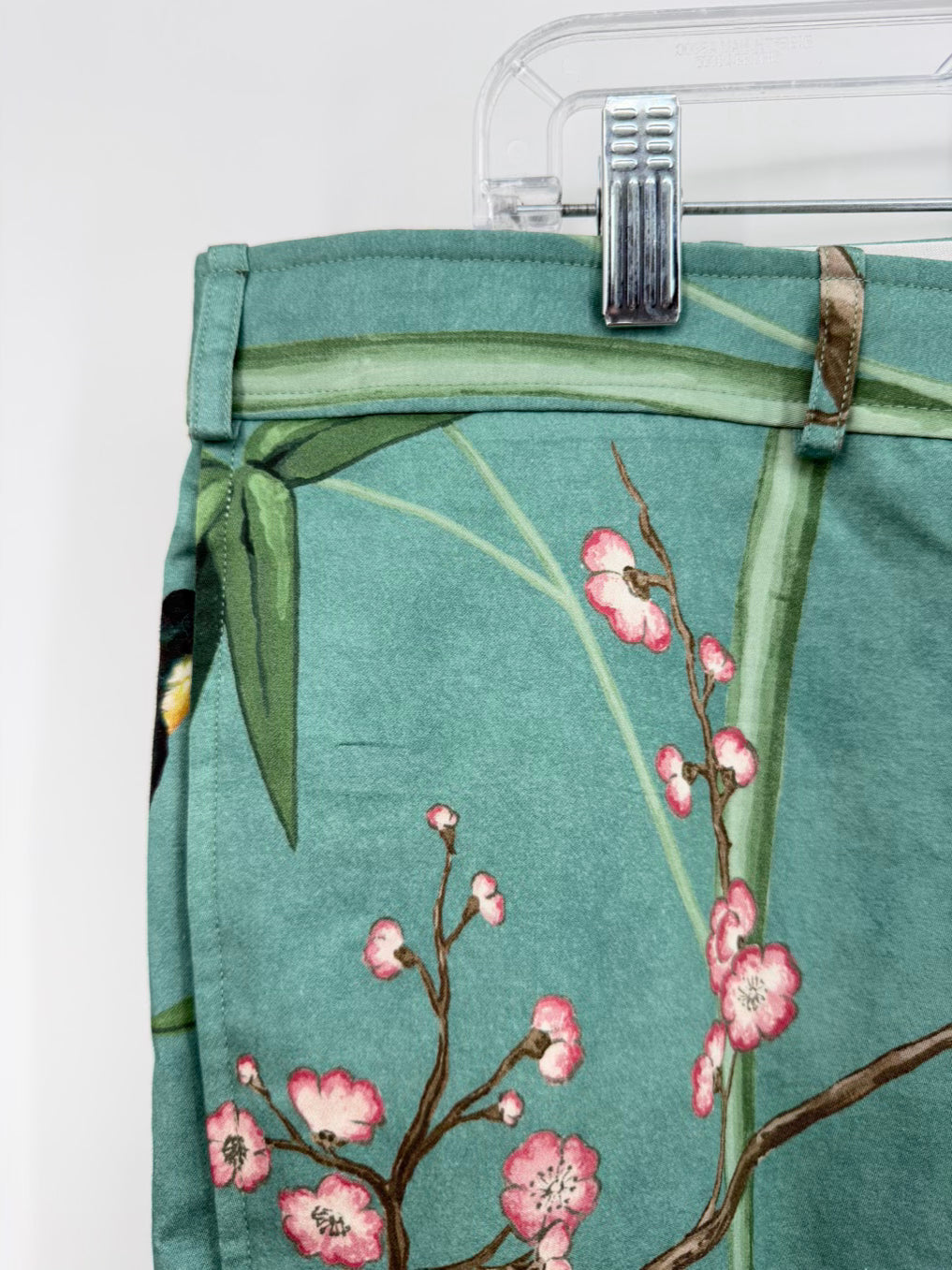 MICHAEL KAYE COUTURE Size 40 Sage Print Pants