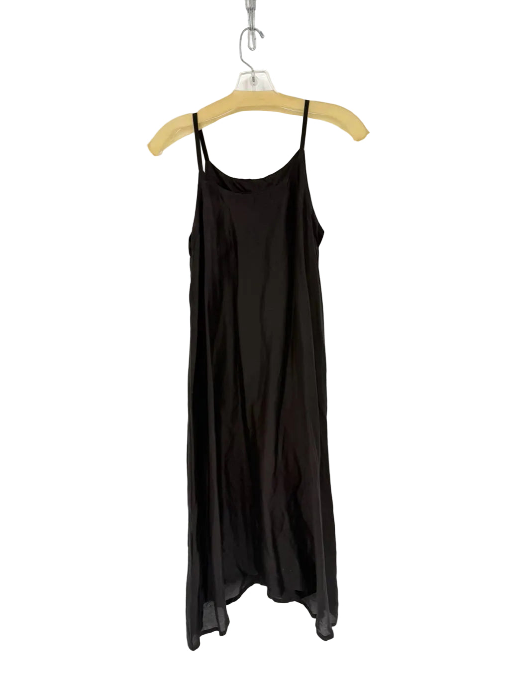 LOVEBIRDS Size XS Black & Pink Sheer Maxi-Dress w/ Slip