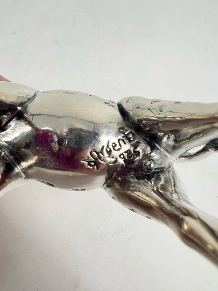 D' ARGENTA Silver STERLING SILVER Giraffe Figurine