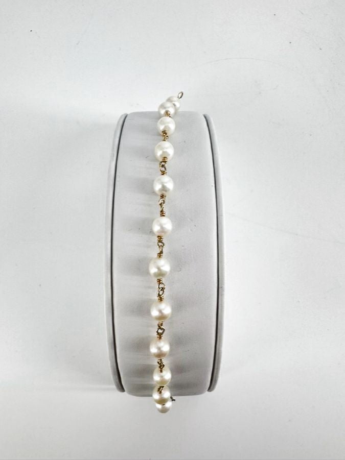 14K Pearl Bracelet