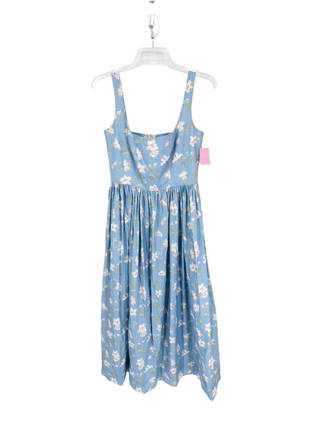 COCO SHOP Size S Blue Sleeveless Floral Maxi-Dress NWT