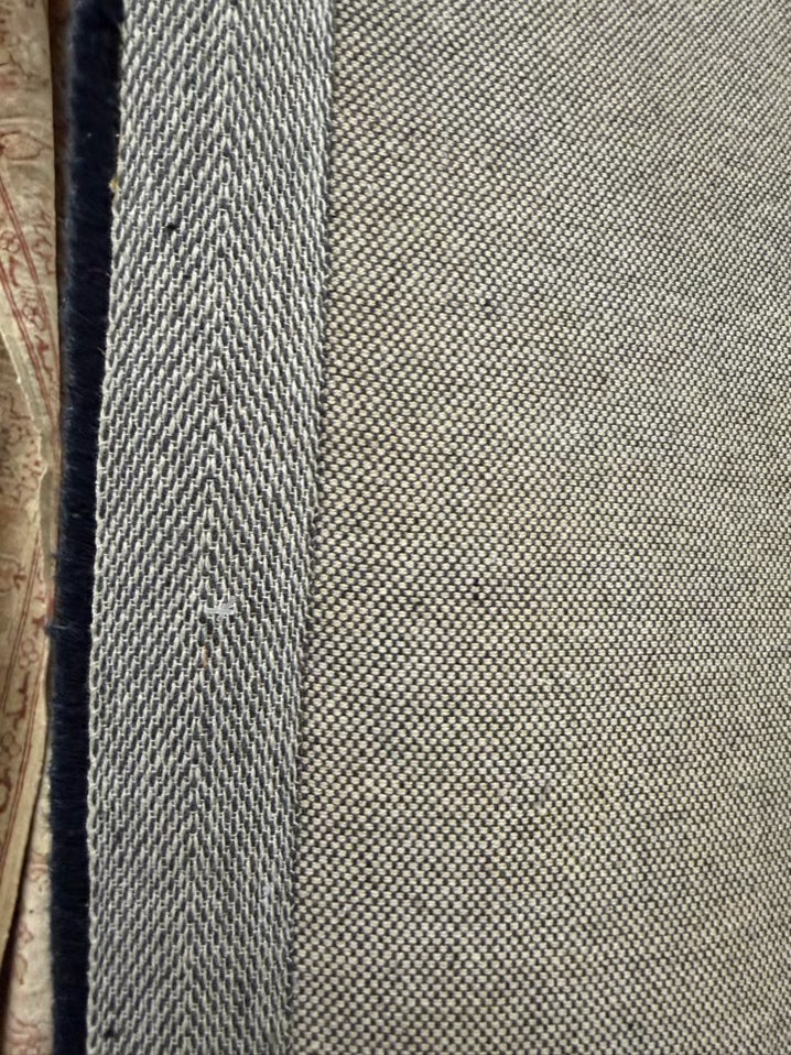 Black, Rust & Cream Floral Area Rug