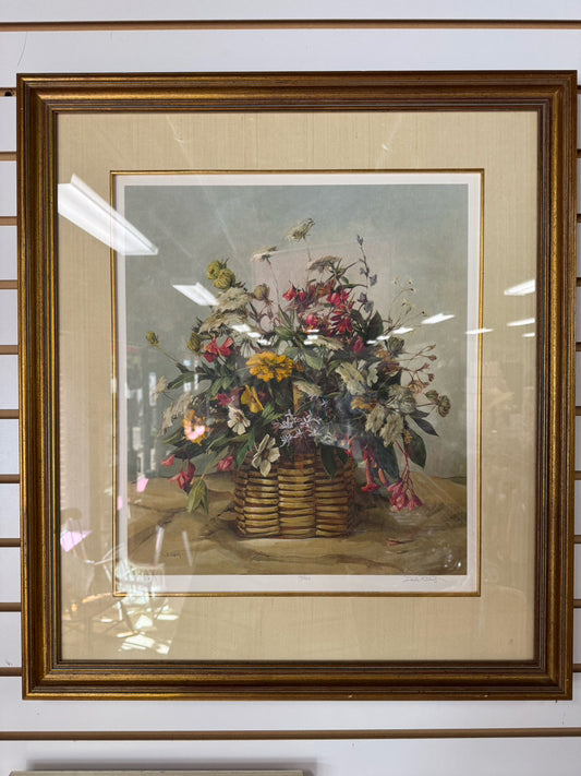 DELLA ROBERTS "One Day" Signed Print in Brushed Gold Frame