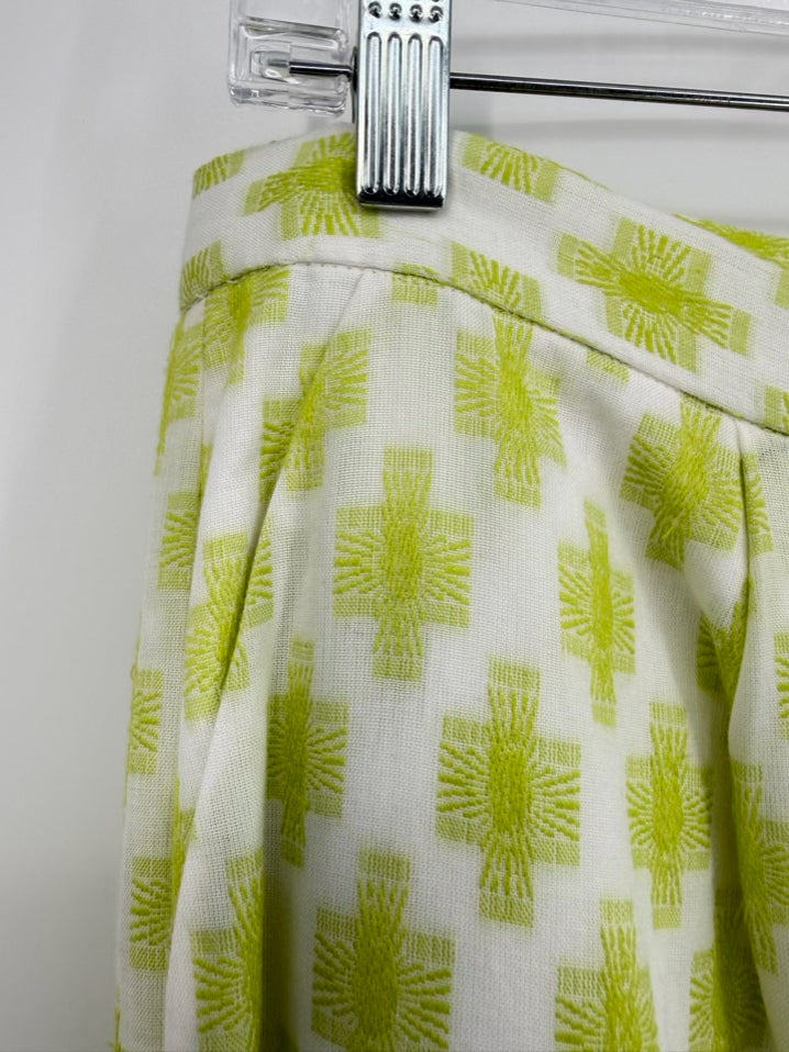 AMUR Size 12 Lime Print Pants NWT