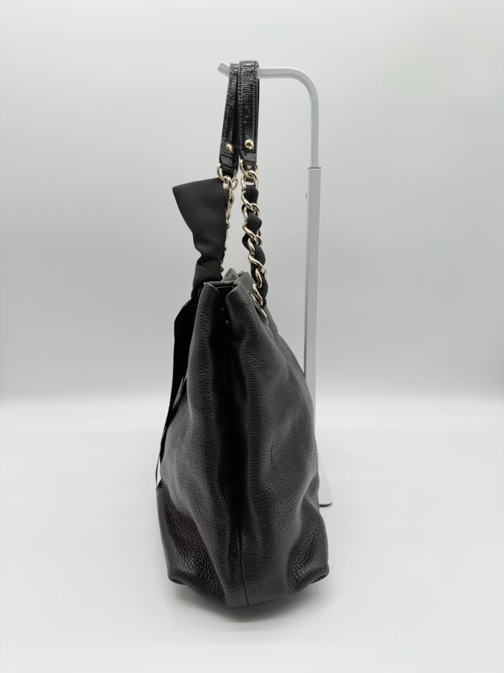 KATE SPADE Bow Regard Maryanne Black Leather Tote