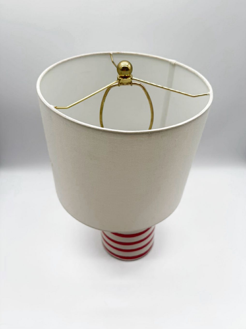 KATE SPADE Pink & White Lamp w/ White Shade